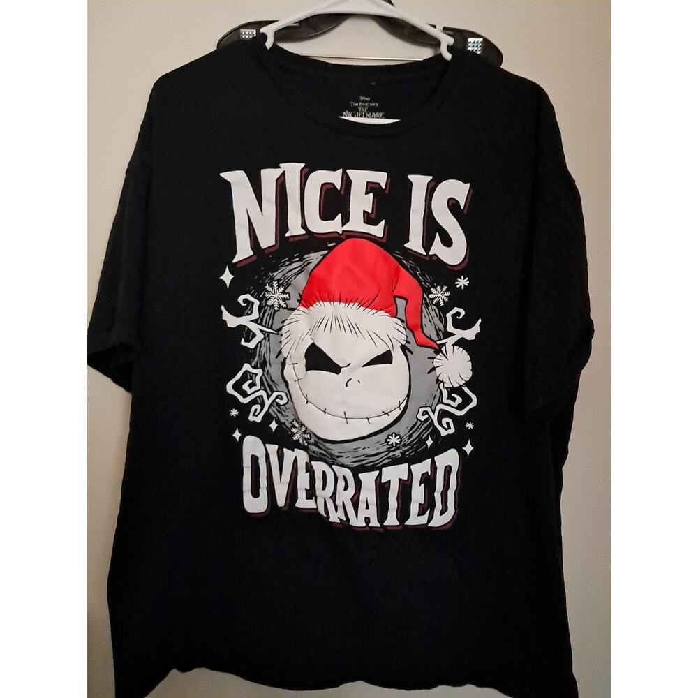 Disney Tim Burtons The Nightmare Before Christmas Tee Shirt Unisex Size XL